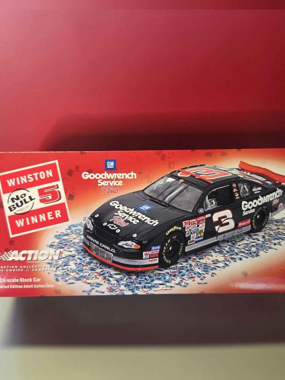#3 Dale Earnhardt GM Goodwrench Service Plus No Bull 76th Win 2000 Monte Carlo